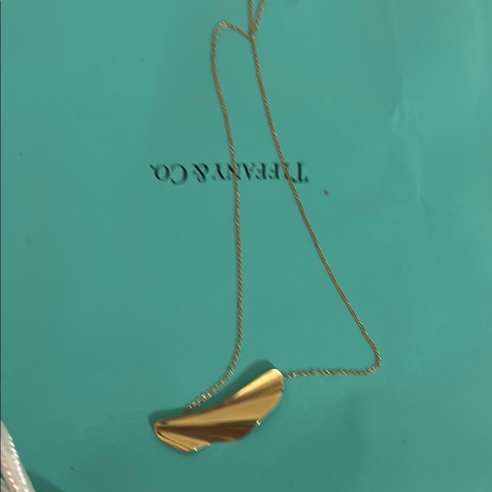 Tiffany & Co. Gold Minimalist Necklace